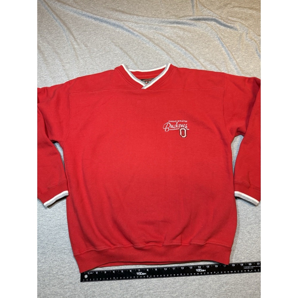 Sport One Ohio State Buckeyes Red Sweatshirt, Large - Picture 2 of 15